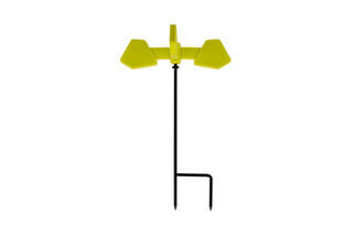 The SME self healing windmill target is rated for all calibers and comes with a stand